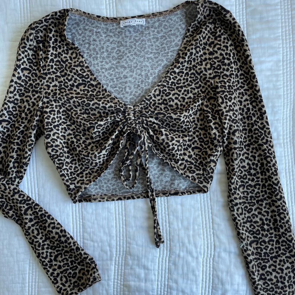 Cheetah Print Emory Park Long Sleeve